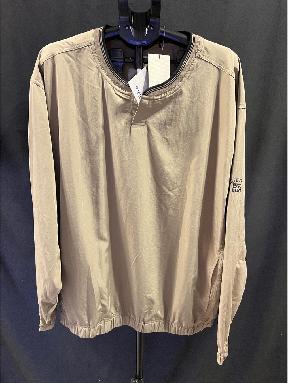 Cutter & Buck Menâs XXL/TTG Tan Golf Windbreaker Jacket Lightweight Vintage NWT